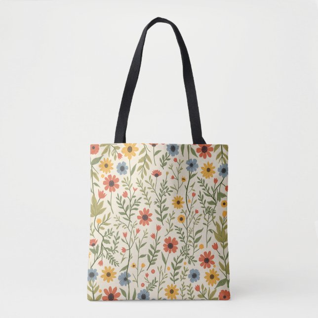 Tote Bag Fleur de printemps (Devant)