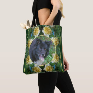 Tote Bag Fleur de rose jaune Créez votre propre photo