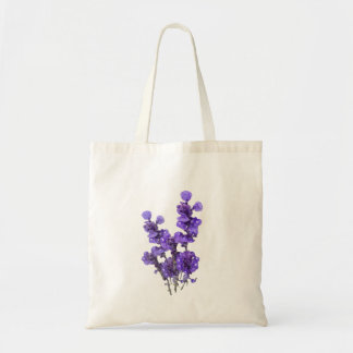 Tote Bag Fleur de Sauge à coupe farineuse violette