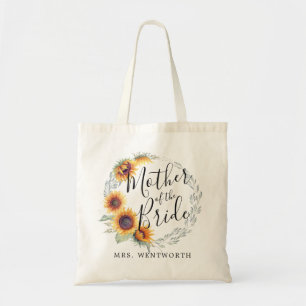 Tote Bag Fleur de tournesol Mère de la mariée