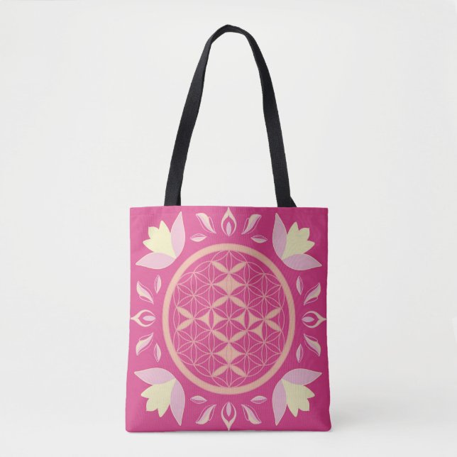 Tote Bag fleur de vie (Devant)