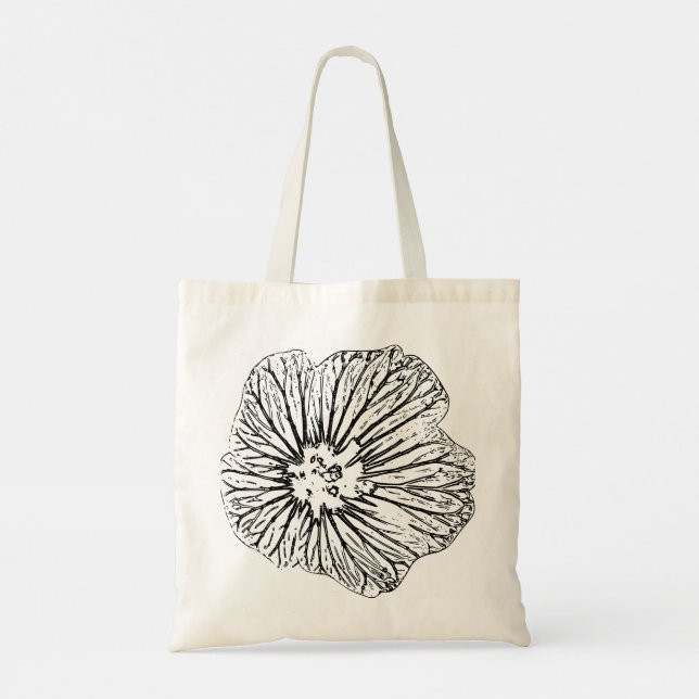 Tote Bag Fleur des yeux (Dos)