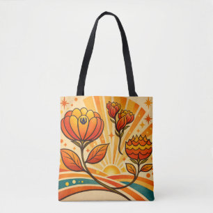 Tote Bag Fleur d'Horizon Doré