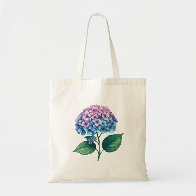 Tote Bag Fleur d'Hydrangea (Devant)