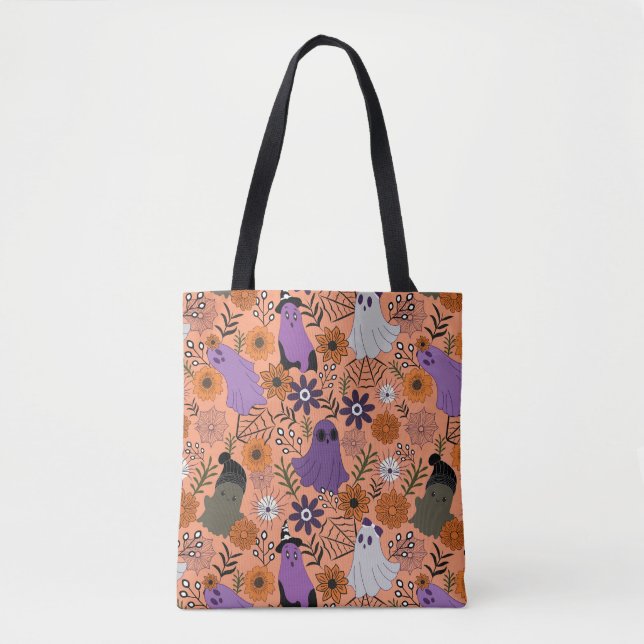 Tote Bag Fleur fantomatique (Devant)