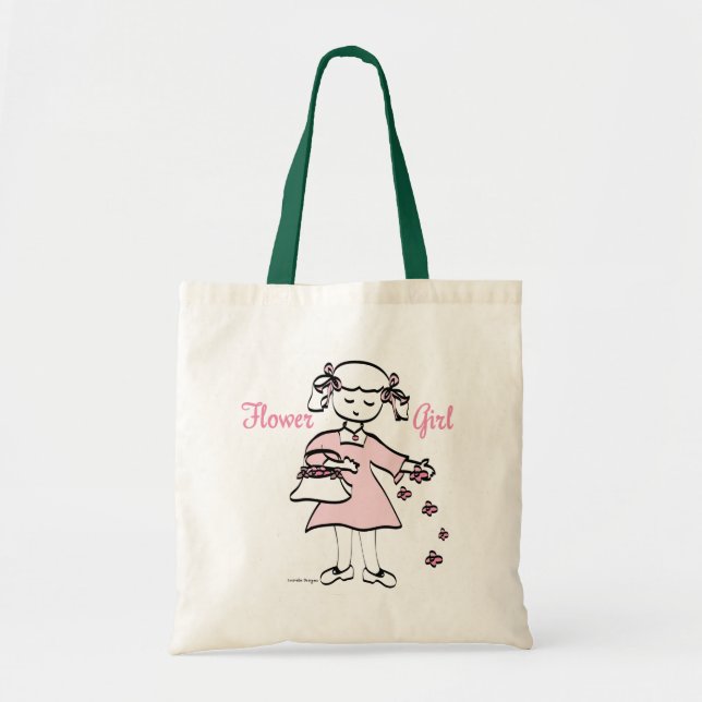 Tote Bag Fleur fille (Devant)