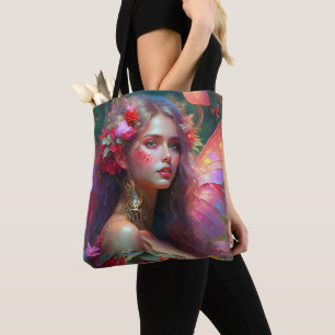 Tote Bag Fleur Imaginaire Jardin Fée