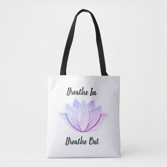 Tote Bag Fleur Lotus (Devant)
