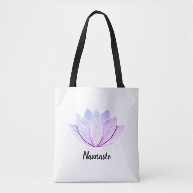 Tote Bag Fleur Lotus (Devant)