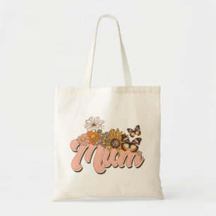 Tote Bag Fleur mère rétro