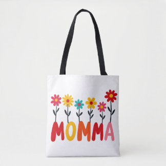 Tote Bag Fleur MOMMA - Oeuvre florale fantaisiste