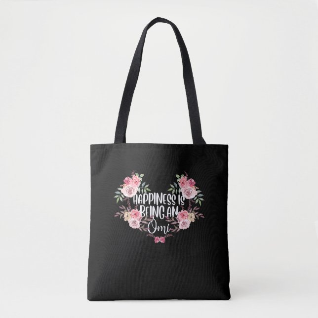 Tote Bag Fleur Omi Grandma (Devant)