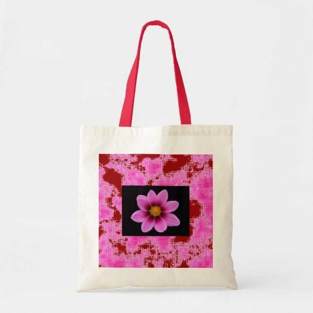 Tote Bag Fleur rose (Devant)
