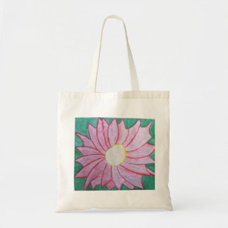 Tote Bag Fleur rose Fourre-tout