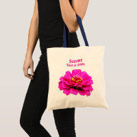 Fleur rose Zinnia personnalisée