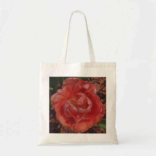 Tote Bag fleur rouge  (Devant)