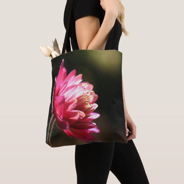 Tote Bag Fleur Rouge Au Soleil (De près)