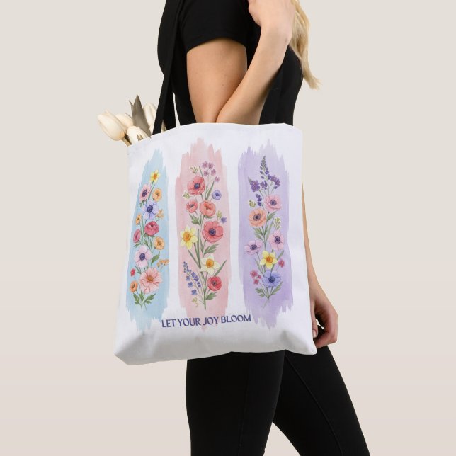 Tote Bag Fleur sauvage (De près)