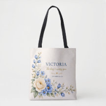 Fleur Sauvage Bleue Jour de Mariage de la Mariée S