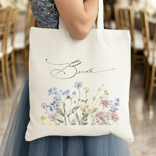 Tote Bag Fleur sauvage de printemps coloré Meadow Garden Ma