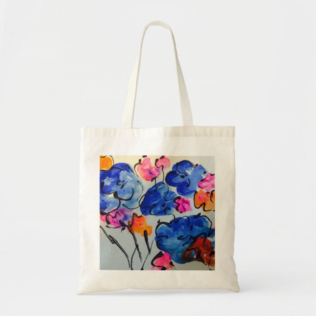 Tote Bag Fleur sauvage Fourre-tout (Devant)