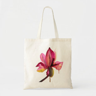 Tote Bag Fleur tropicale aquarelle Orchidée violette