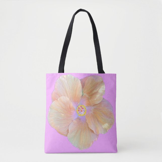 Tote Bag Fleur tropicale d'Hibiscus (Devant)