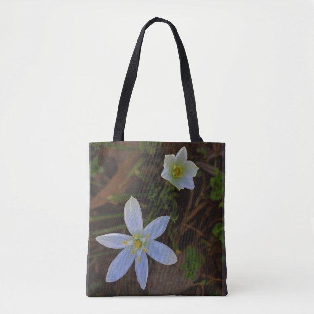 Tote Bag fleurir en blanc  (Devant)