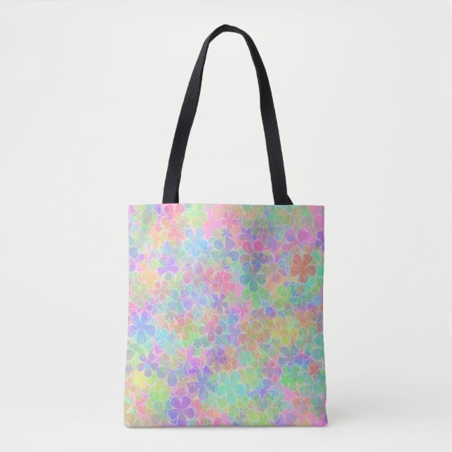 Tote Bag Fleurs Abstraites florales élégantes Modèle modern (Devant)
