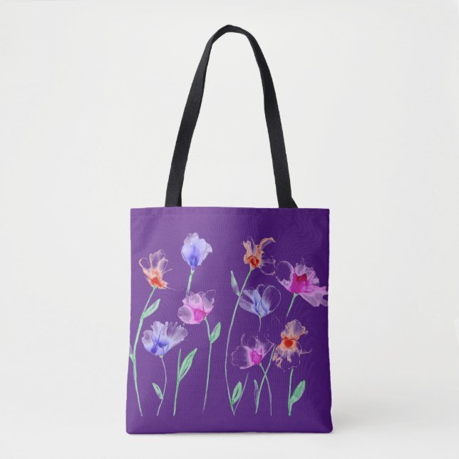 Tote Bag Fleurs agiles (Devant)