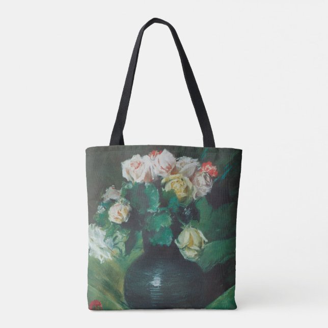 Tote Bag Fleurs (alias Roses) de William Merritt Chase (Dos)
