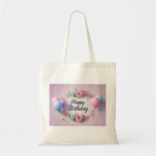 Tote Bag Fleurs anniversaire luxueux élégant extravagant