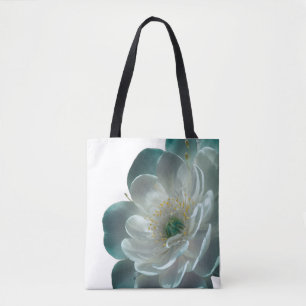 Tote Bag Fleurs aquatiques aux pétales chevauchants et sous