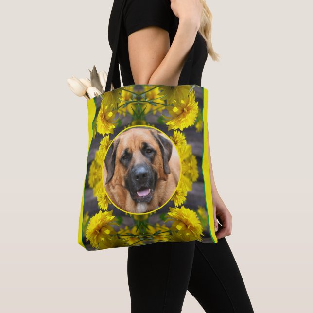 Tote Bag Fleurs Au Soleil Créez Votre Propre Photo Pour Ani (De près)