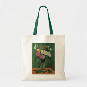 Tote Bag Fleurs avec du lierre par Henri Rousseau, Floral V
