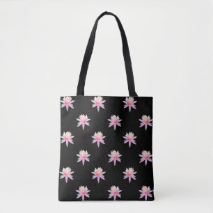 Tote Bag Fleurs blanches roses super mignonnes