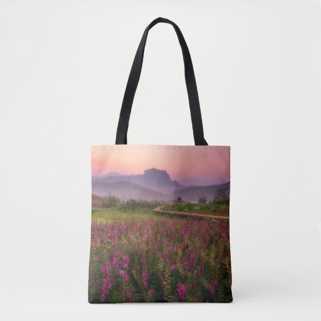 Tote Bag Fleurs | Chiang Dao, Chiang Mai, Thaïlande (Devant)