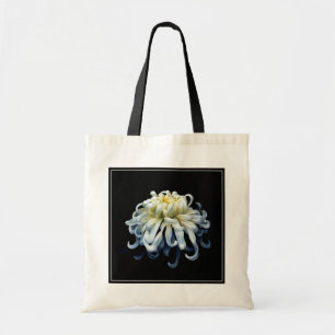 Tote Bag Fleurs   Chrysanthème blanc