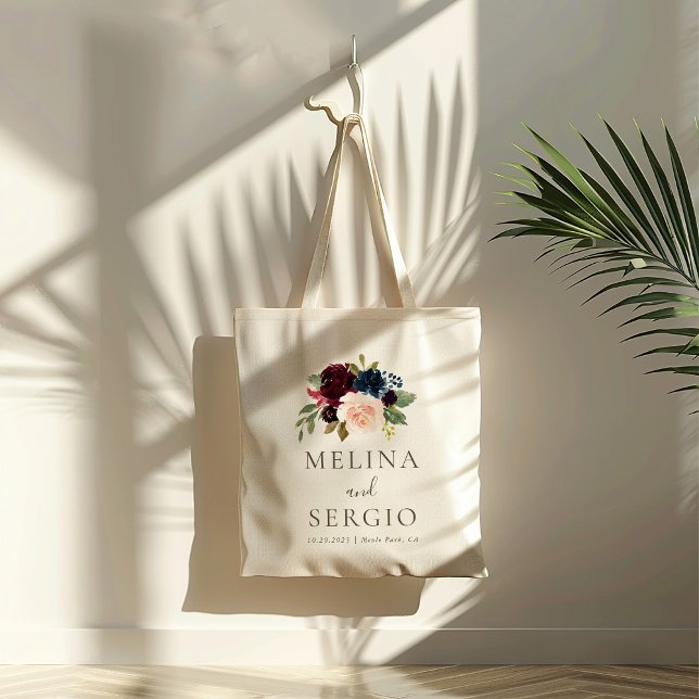 Tote Bag Fleurs classiques Mariage (Créateur téléchargé)