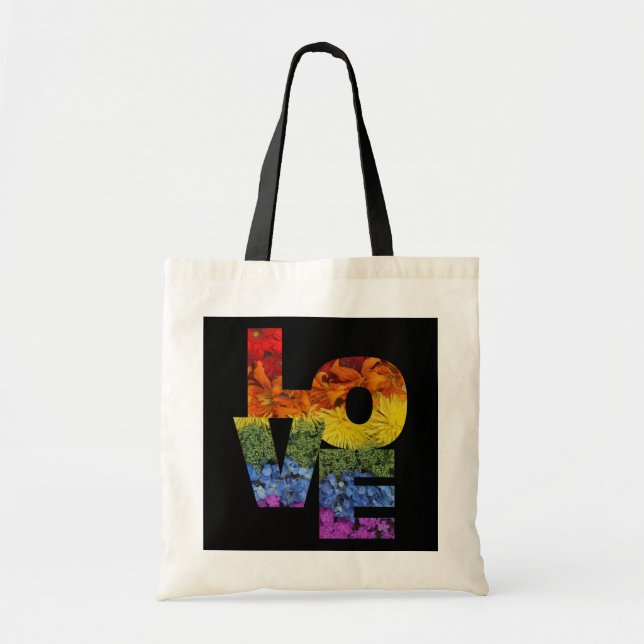 Tote Bag Fleurs d'AMOUR (Devant)