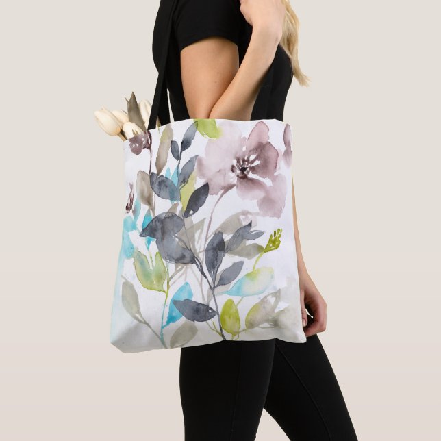 Tote Bag Fleurs dans le mélange (De près)
