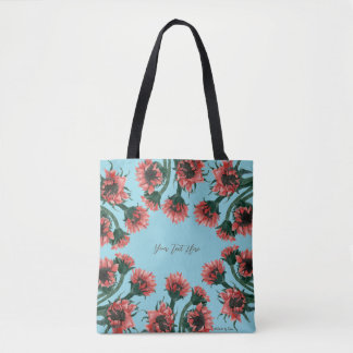 Tote Bag Fleurs dans un vase aquarelle