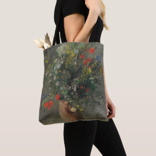 Tote Bag Fleurs dans un vase, c.1866