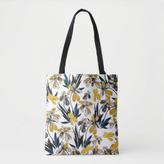 Tote Bag Fleurs d'aquarelle : motif d'été vibrant.