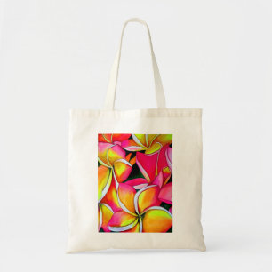 Tote Bag Fleurs d'art de plage de frangipanier Plumeria ros