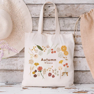 Tote Bag Fleurs d'automne