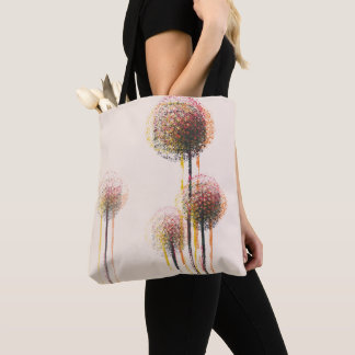 Tote Bag Fleurs d'automne Abstraites modernes #2