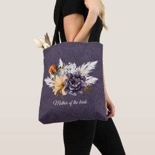 Tote Bag Fleurs d'automne et herbe de la Pampa, Mère de la