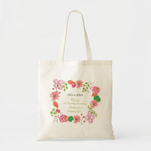 Tote Bag Fleurs de 50e anniversaire de mariage religieux