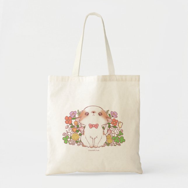 Tote Bag Fleurs de Bloom et Mochi  (Devant)